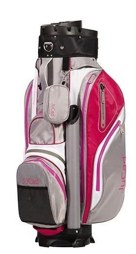 JuCad Manager Waterstop cart bag, grigio chiaro/bianco/rosa