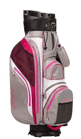 JuCad Manager Waterstop cart bag, grigio chiaro/bianco/rosa