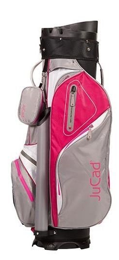 JuCad Manager Waterstop cart bag, grigio chiaro/bianco/rosa