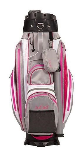 JuCad Manager Waterstop cart bag, grigio chiaro/bianco/rosa