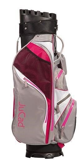 JuCad Manager Waterstop cart bag, grigio chiaro/bianco/rosa