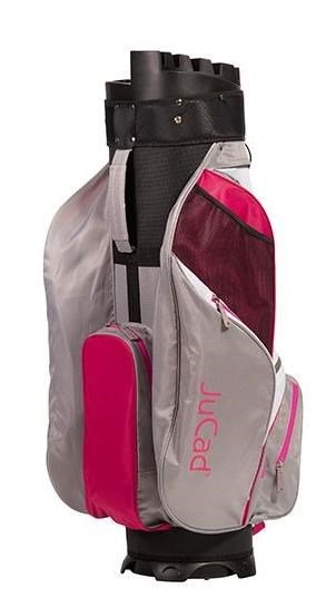 JuCad Manager Waterstop cart bag, grigio chiaro/bianco/rosa