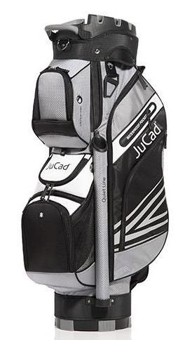 JuCad Quiet Line cart bag, nero/grigio/bianco