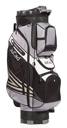 JuCad Quiet Line cart bag, nero/grigio/bianco