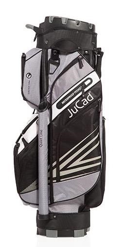JuCad Quiet Line cart bag, nero/grigio/bianco