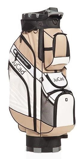 JuCad Quiet Line cart bag, khaki/bianco