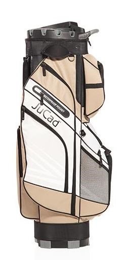 JuCad Quiet Line cart bag, khaki/bianco