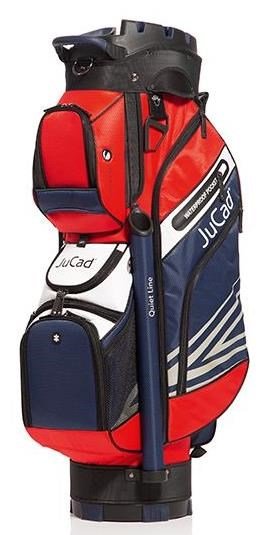 JuCad Quiet Line cart bag, blu scuro/rosso/bianco