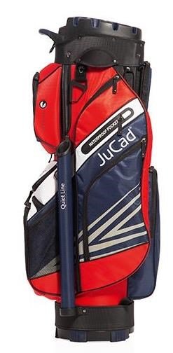 JuCad Quiet Line cart bag, blu scuro/rosso/bianco