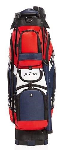 JuCad Quiet Line cart bag, blu scuro/rosso/bianco