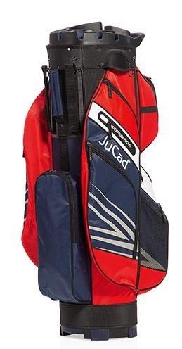 JuCad Quiet Line cart bag, blu scuro/rosso/bianco