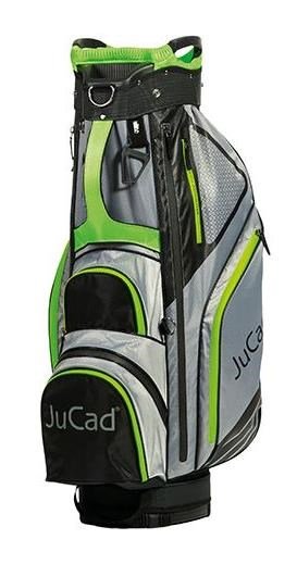 JuCad Sportline cart bag, nero/grigio/verde