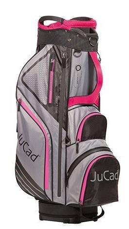 JuCad Sportline cart bag, nero/grigio/rosa