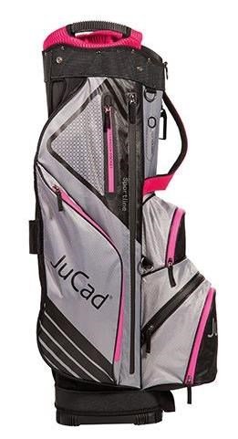 JuCad Sportline cart bag, nero/grigio/rosa