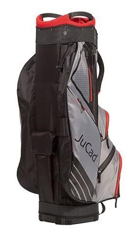 JuCad Sportline cart bag, nero/grigio/rosso