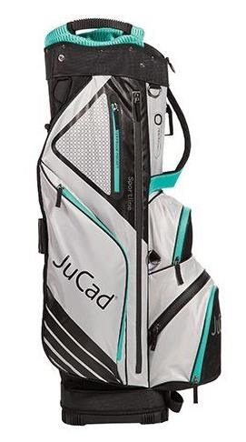 JuCad Sportline cart bag, nero/grigio/turchese