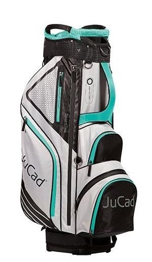 JuCad Sportline cart bag, nero/grigio/turchese