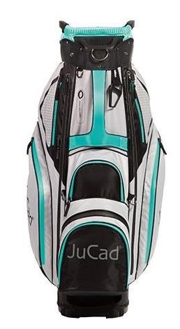 JuCad Sportline cart bag, nero/grigio/turchese
