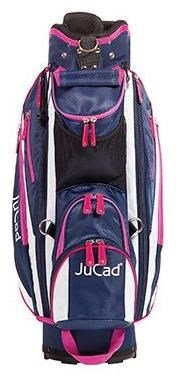 JuCad Junior cart bag, blu scuro/bianco/rosa