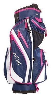 JuCad Junior cart bag, blu scuro/bianco/rosa