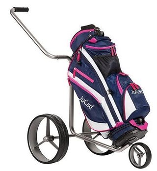 JuCad Junior cart bag, blu scuro/bianco/rosa