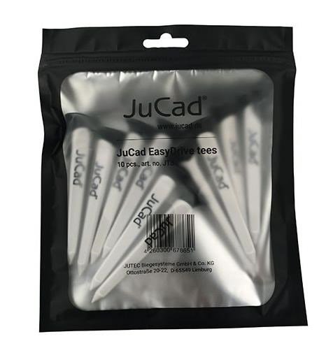 JuCad EasyDrive tees 80mm (3.15"), 10 tees