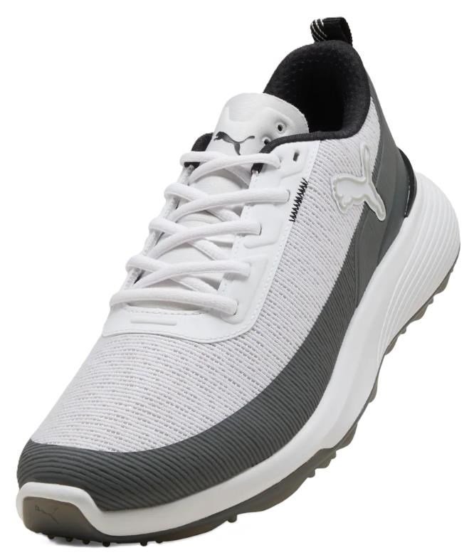 Puma Golf Puma Gruve Sport scarpe da golf uomo, bianco/grigio
