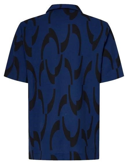 Oakley Tile O polo uomo, elektric blue