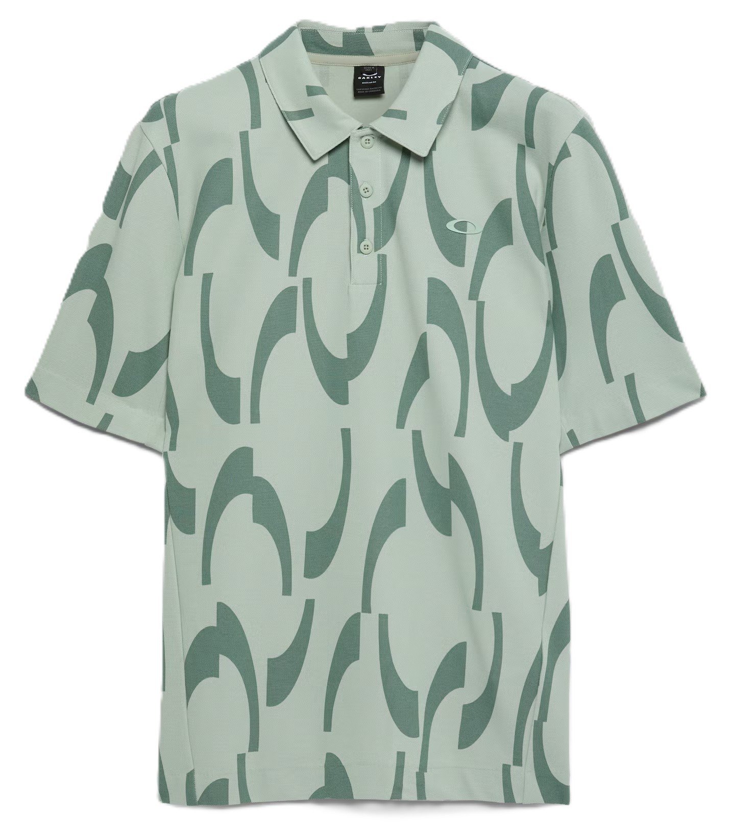 Oakley Tile O polo da uomo, verde sbiadito