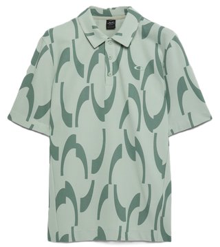 Oakley Tile O polo da uomo, verde sbiadito