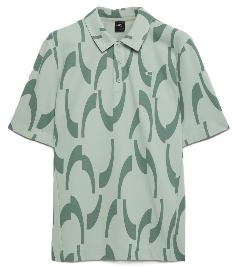 Oakley Tile O polo da uomo, verde sbiadito