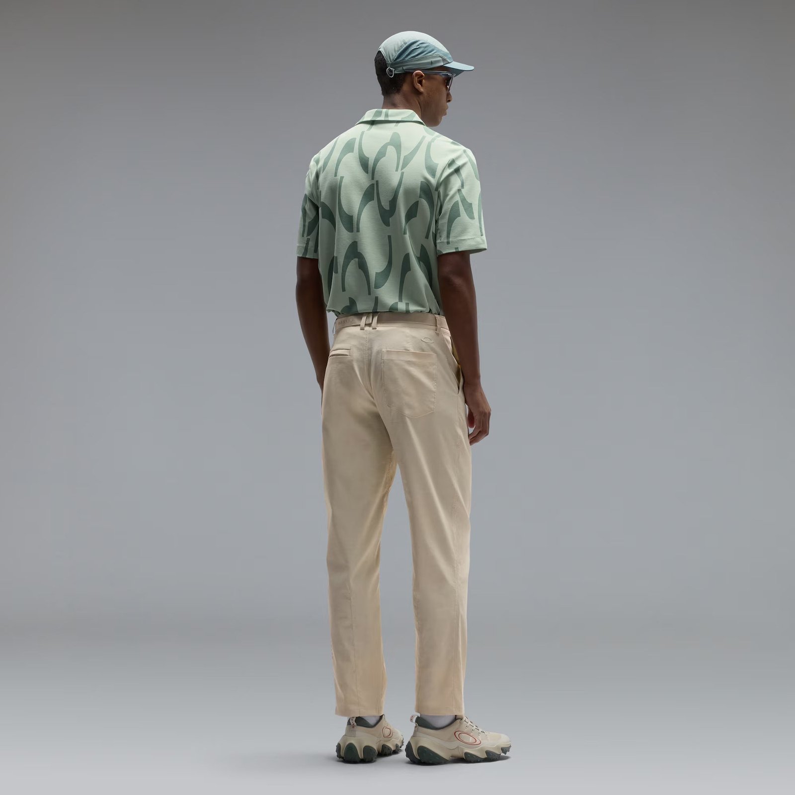 Oakley Tile O polo da uomo, verde sbiadito