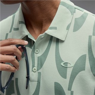 Oakley Tile O polo da uomo, verde sbiadito