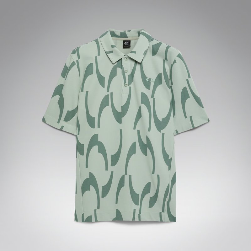 Oakley Tile O polo da uomo, verde sbiadito