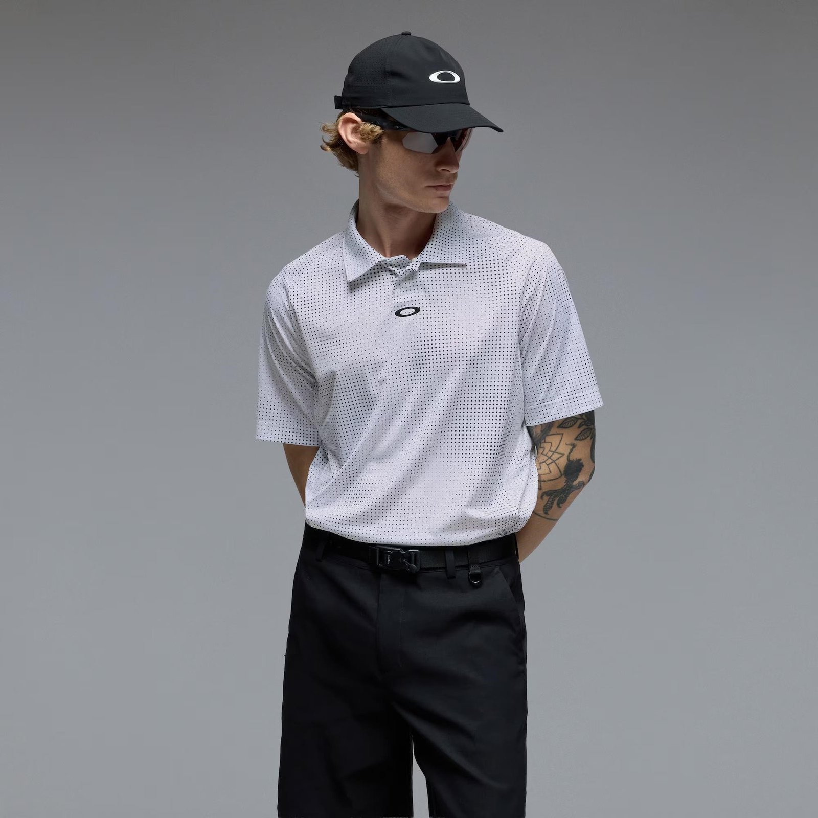 Oakley C1 Overcast polo da uomo, bianco