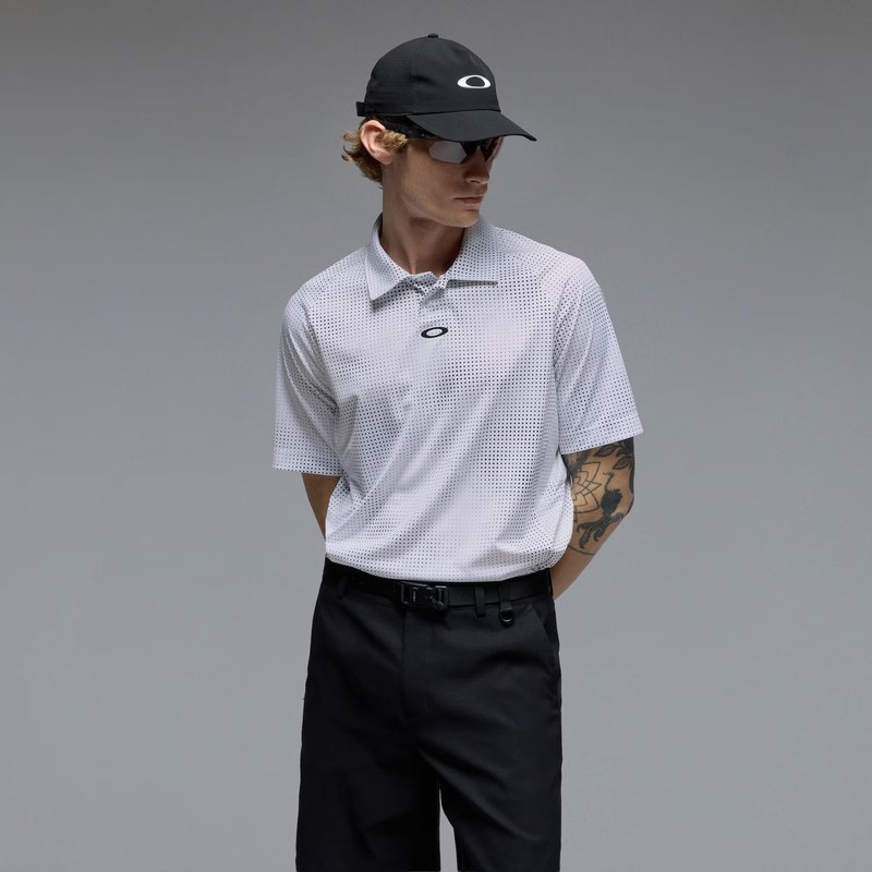 Oakley C1 Overcast polo da uomo, bianco