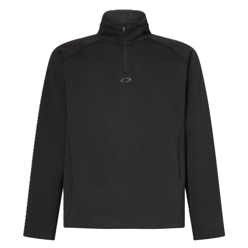 Oakley Platform Quater Zip felpa uomo, pitch black
