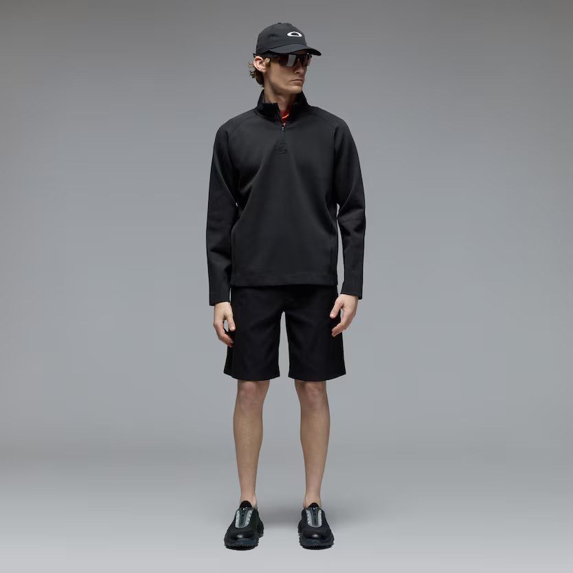 Oakley Platform Quater Zip felpa uomo, pitch black