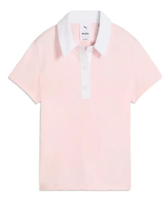 Puma X Mumu Crest polo da donna, rose blossom