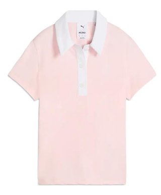 Puma X Mumu Crest polo da donna, rose blossom