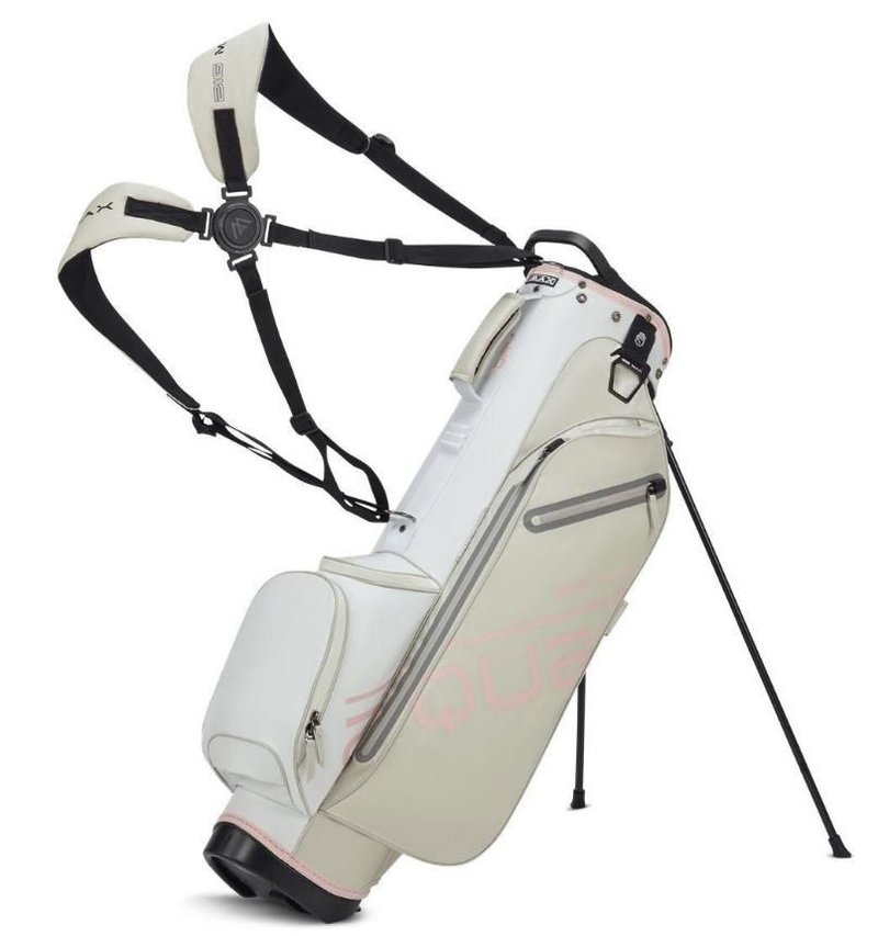 Big Max Aqua Seven H stand bag, bianco/bianco/rosa