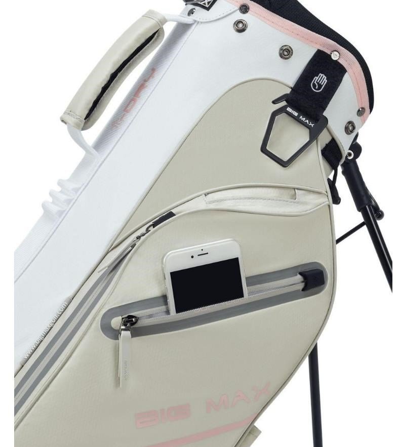 Big Max Aqua Seven H stand bag, bianco/bianco/rosa