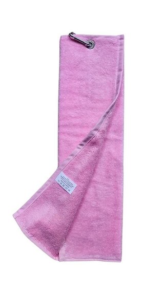 Asciugamano trifold da golf, rosa