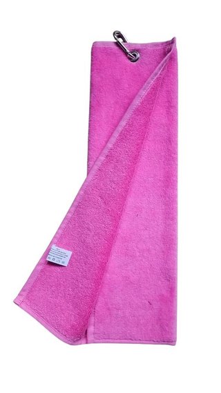 Asciugamano trifold da golf, fucsia