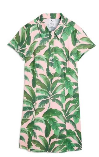 Puma X Mumu Palm vestito da golf da donna, rose blossom/opal green