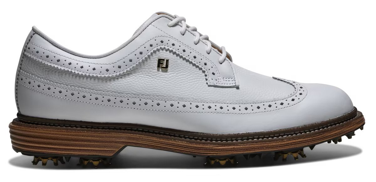 FootJoy Premiere Series Marquis scarpe da golf da uomo, bianco/marrone
