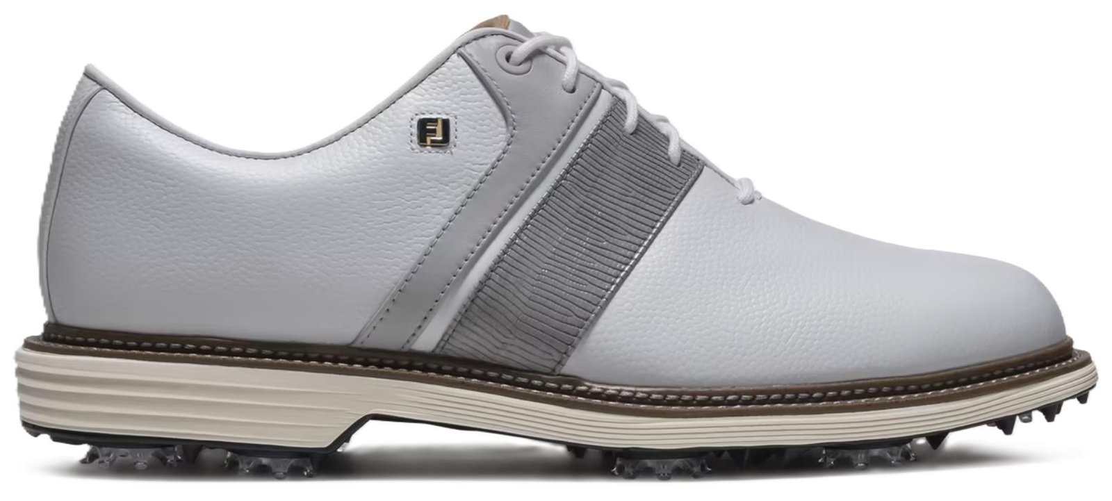 FootJoy Premiere Series Packard scarpe da golf uomo, bianco/grigio