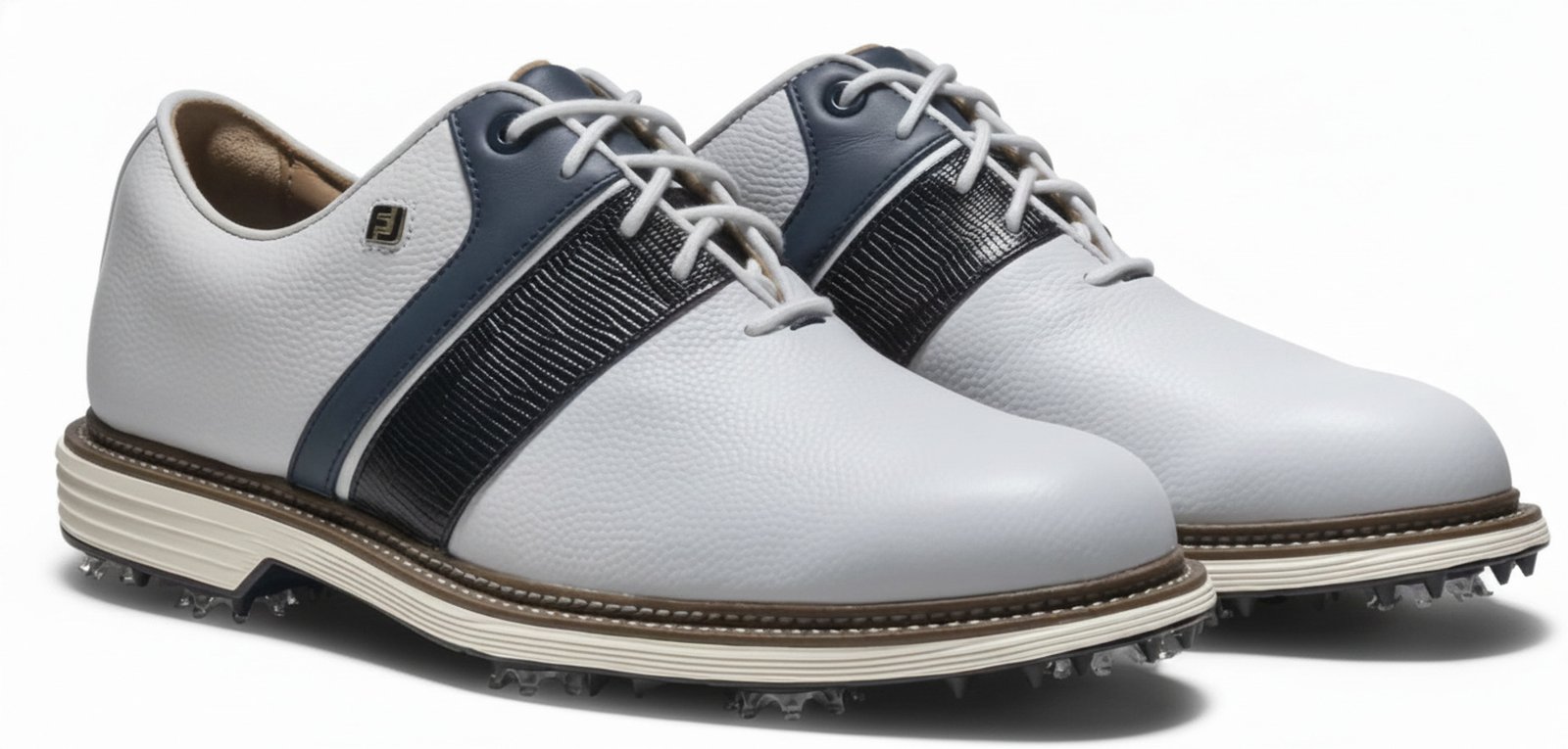 FootJoy Premiere Series Packard scarpe da golf uomo, bianco/blu