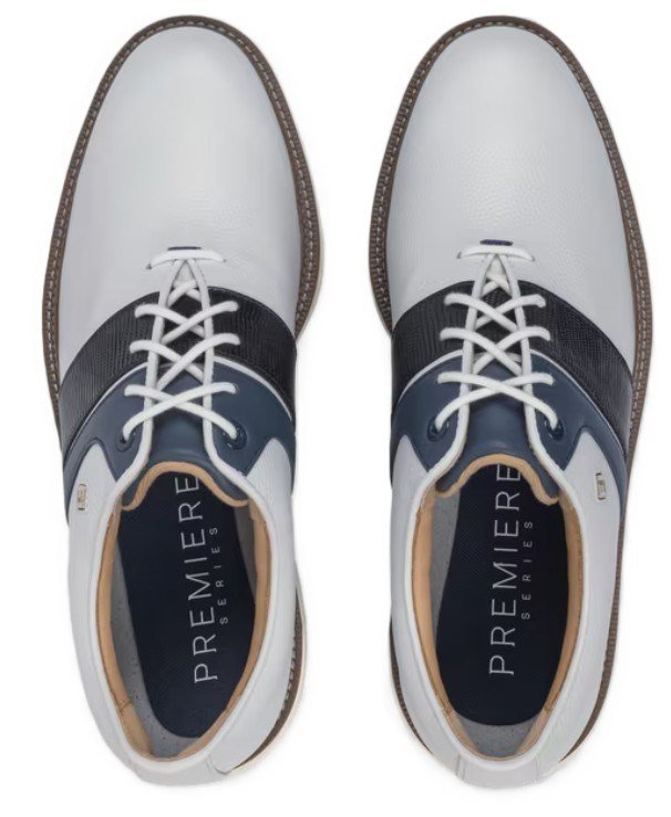 FootJoy Premiere Series Packard scarpe da golf uomo, bianco/blu