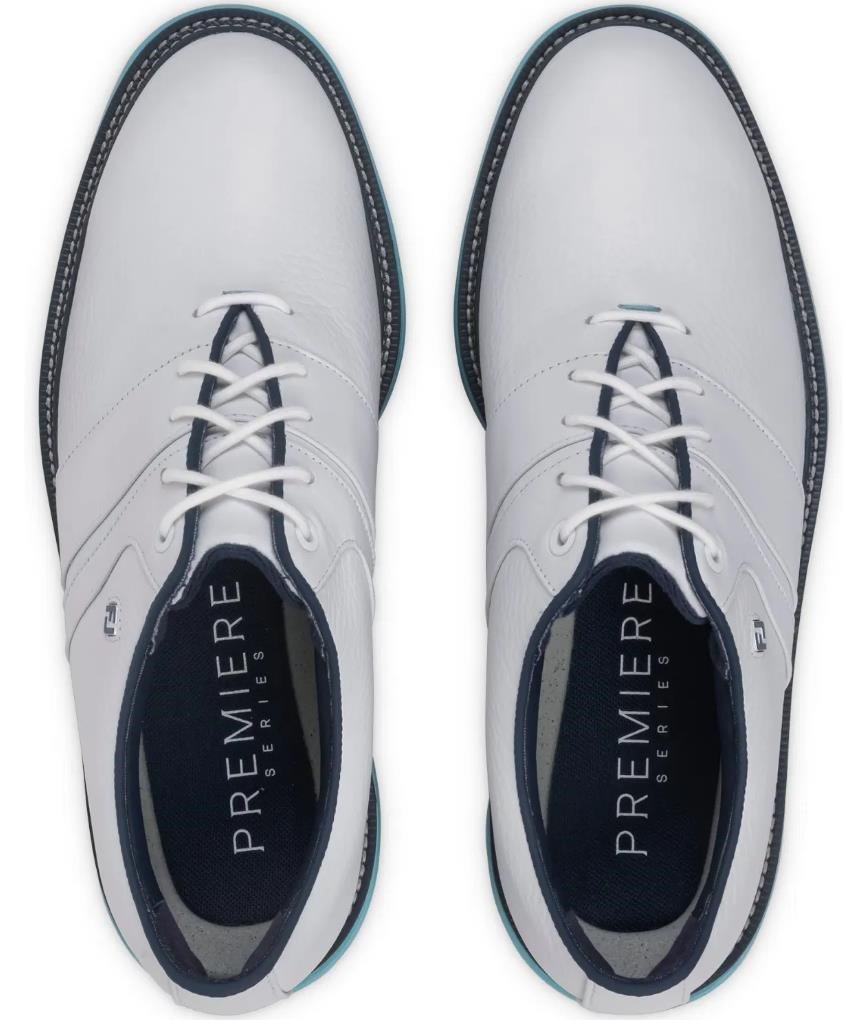 FootJoy Premiere Series Packard scarpe da golf uomo, bianco/blu